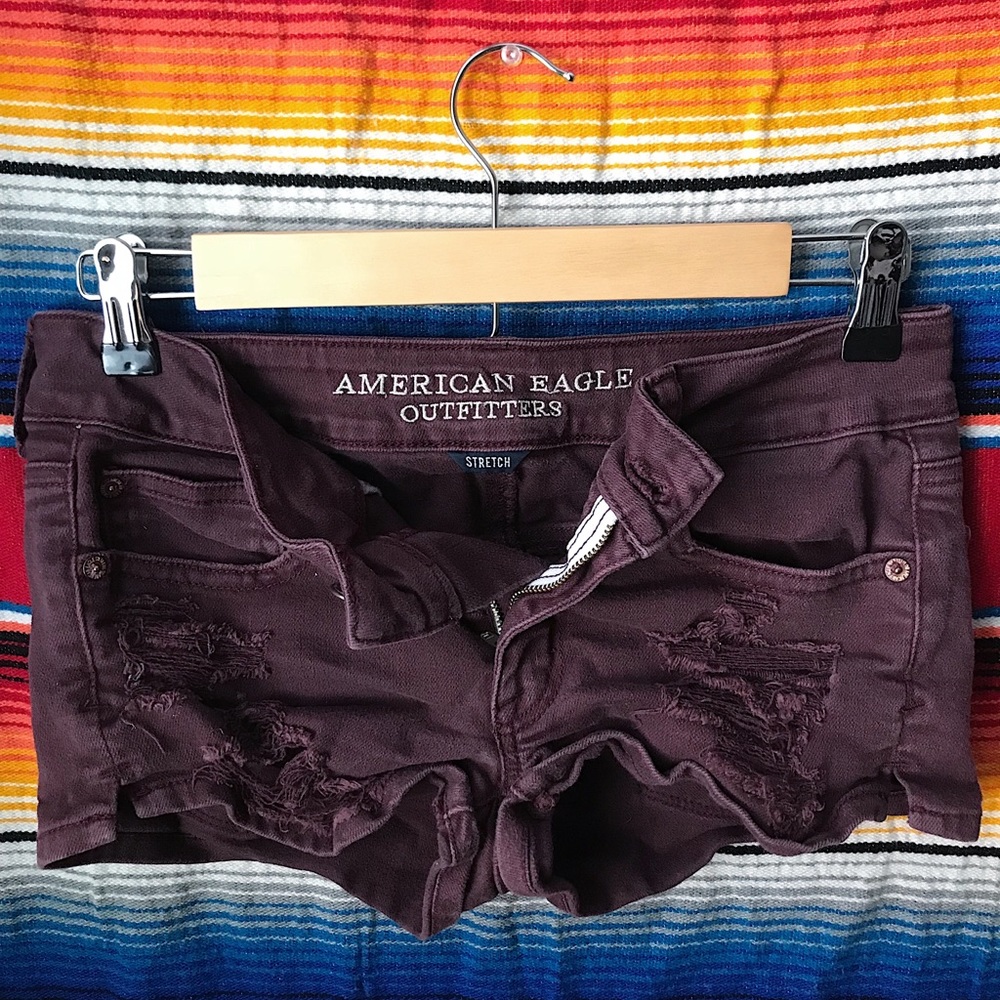 Dark Maroon AE Shorts